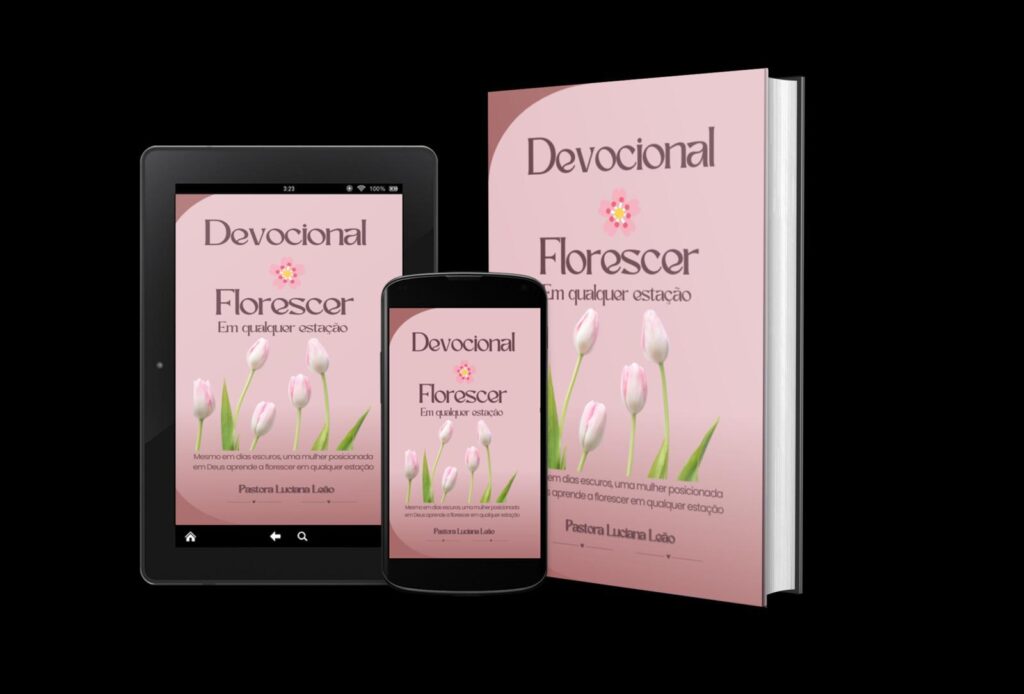 Devocional Florescer - Pastora Luciana Leão - Capa